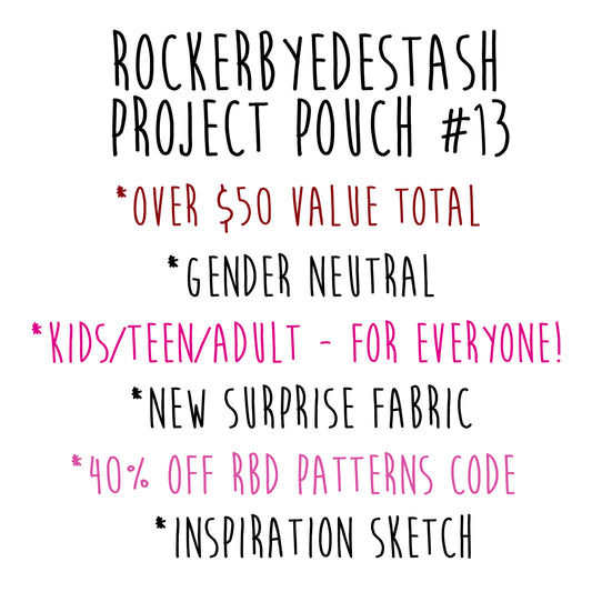Project Pouch 12 & 13!