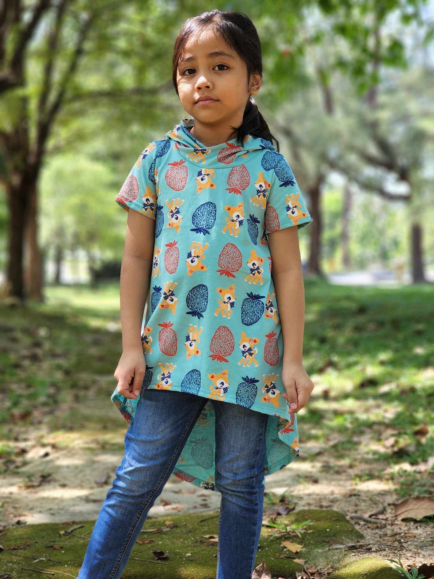 Girls Hilo Tunic Dress PDF Sewing pattern (A0 file included)