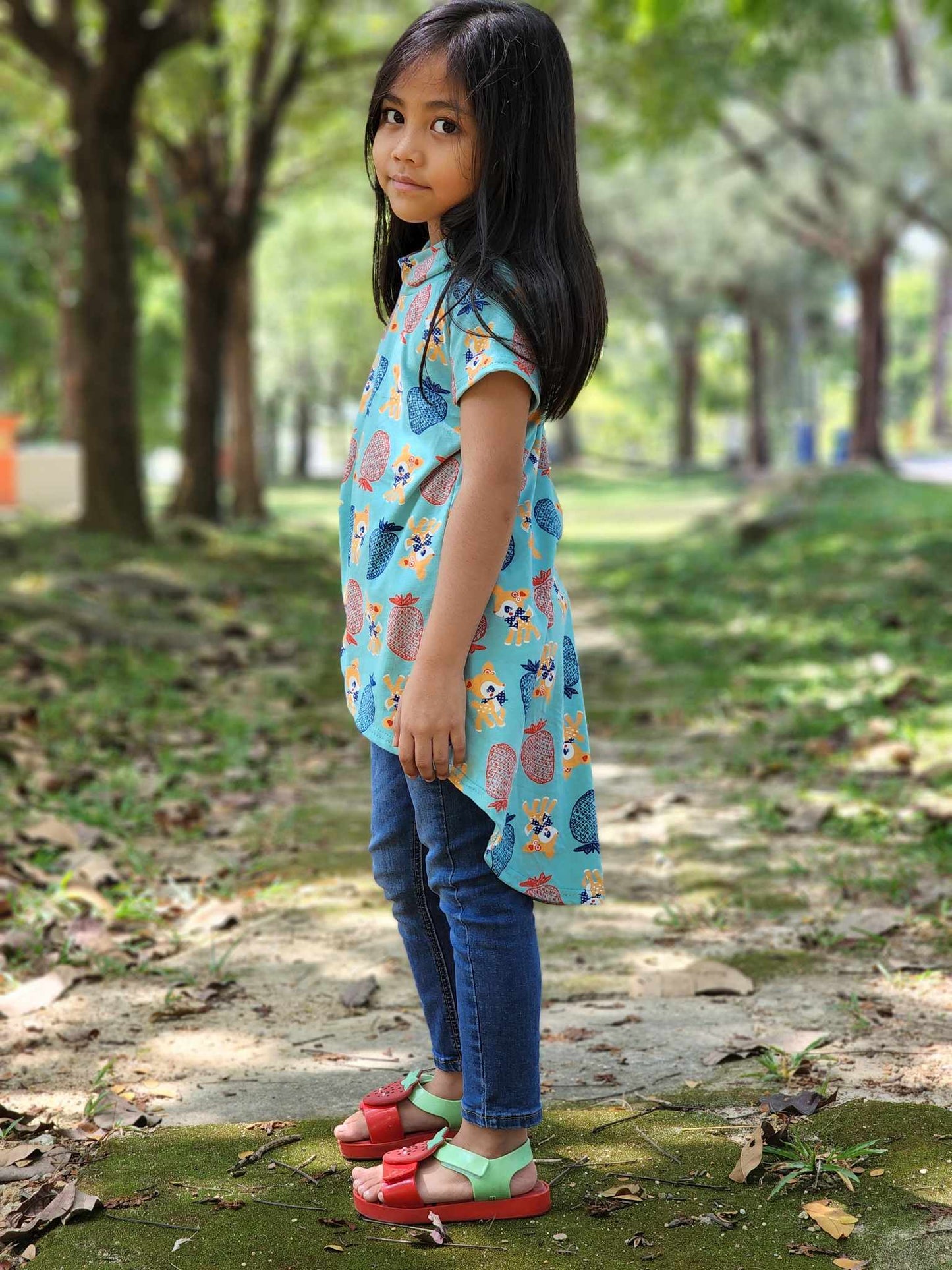 Girls Hilo Tunic Dress PDF Sewing pattern (A0 file included)