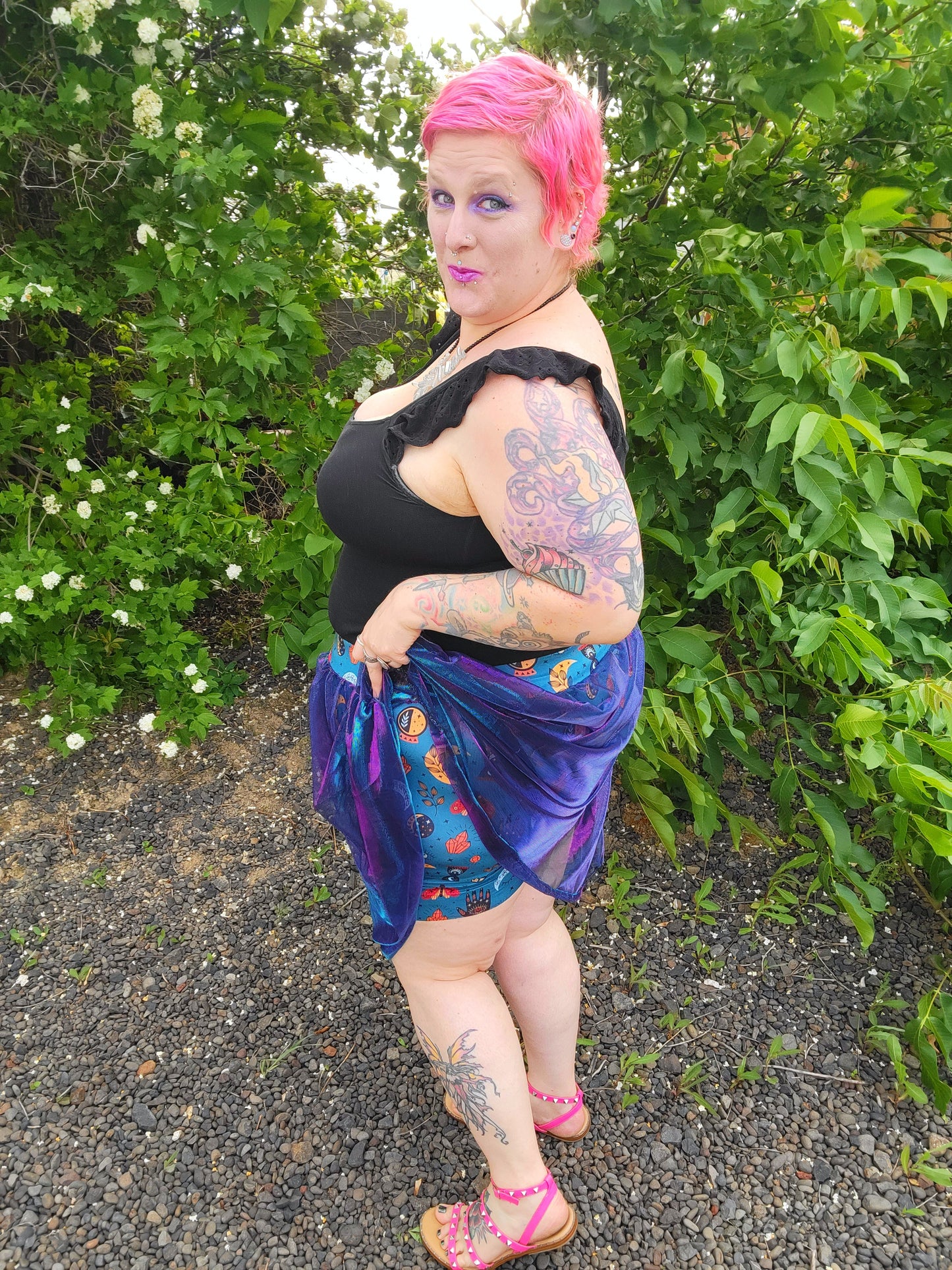 Peek A Booty Skirt Brief and Shorts- Digital PDF Sewing Pattern - Size 28" hip to 83" hip