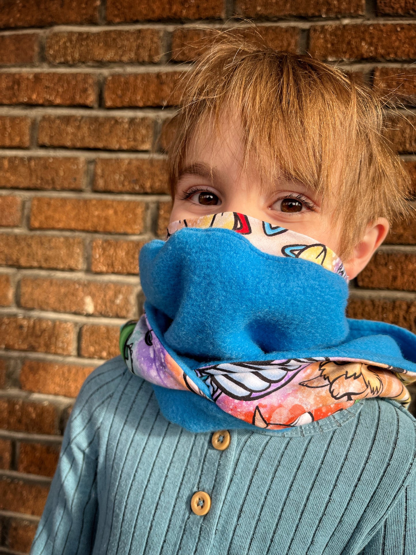 Scowl Cowl Sewing PDF pattern Hood and face covering by RockerByeDestash Patterns for kids and adults hoodie winter hat