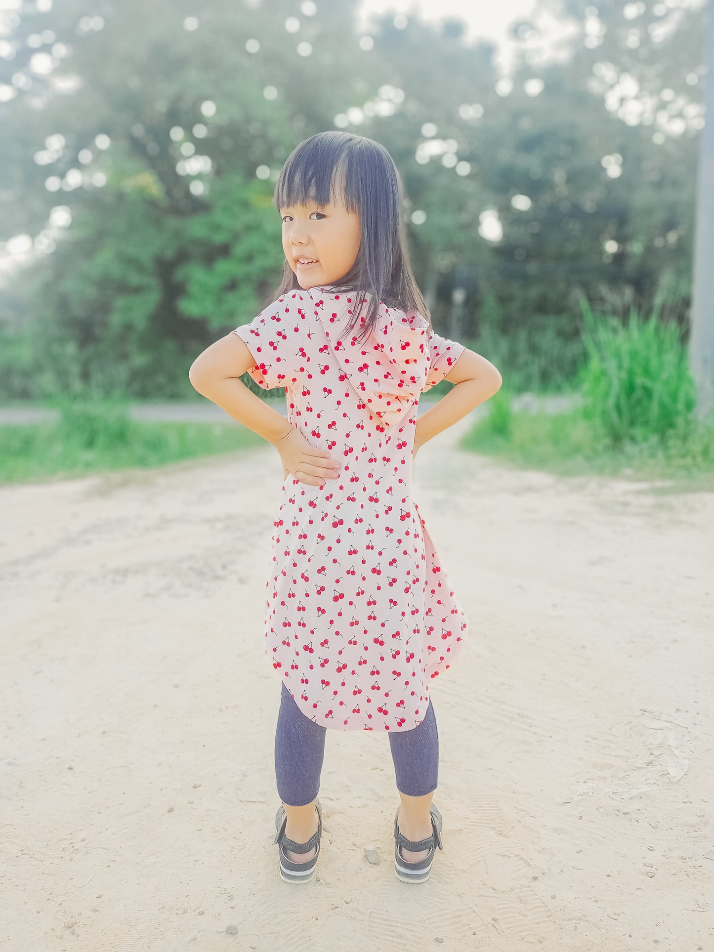 Girls Hilo Tunic Dress PDF Sewing pattern (A0 file included)