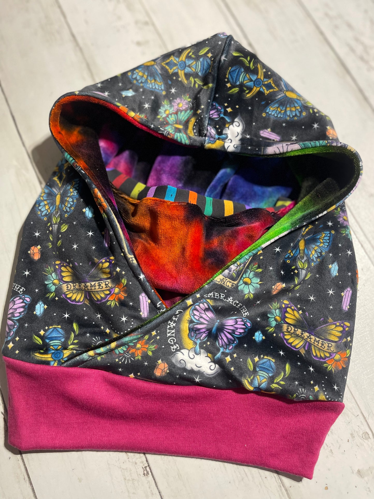 Scowl Cowl Sewing PDF pattern Hood and face covering by RockerByeDestash Patterns for kids and adults hoodie winter hat
