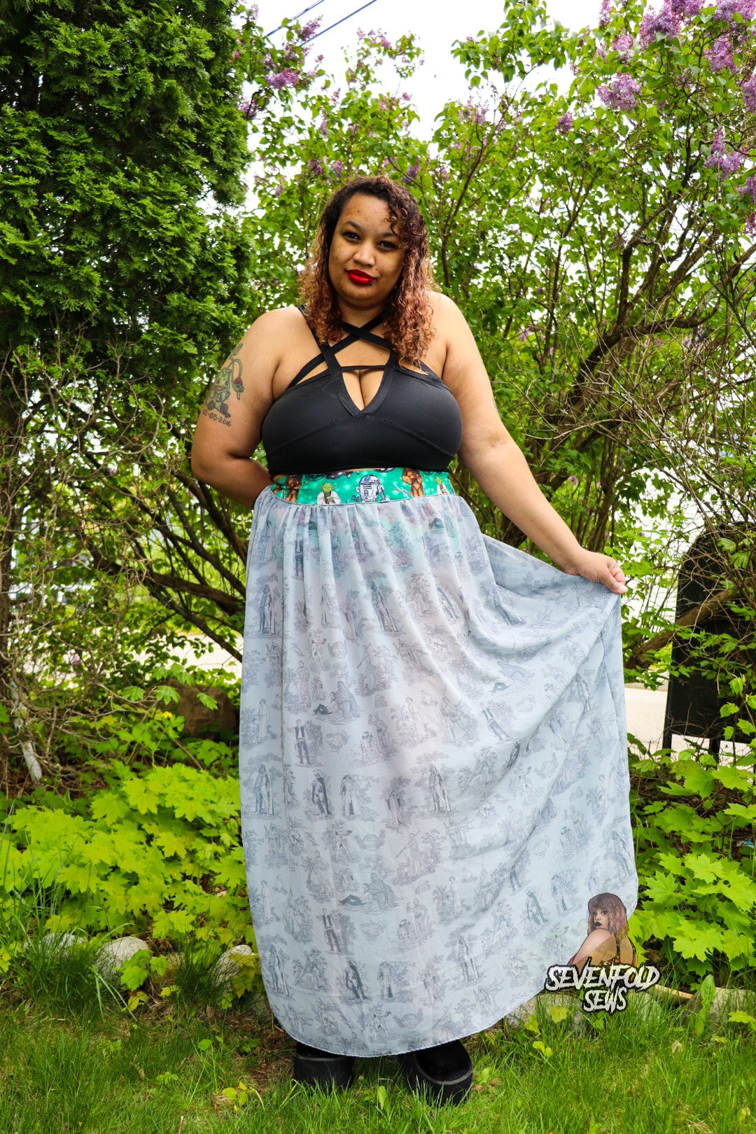 Peek A Booty Skirt Brief and Shorts- Digital PDF Sewing Pattern - Size 28" hip to 83" hip
