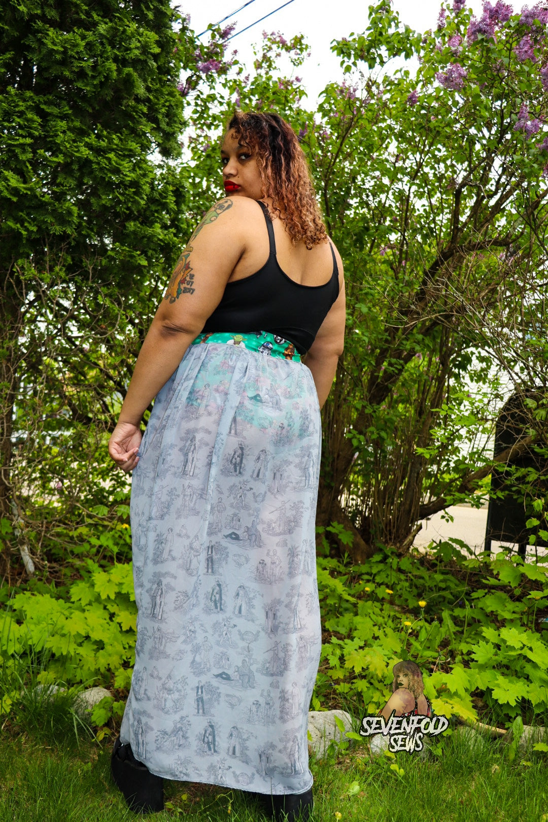 Peek A Booty Skirt Brief and Shorts- Digital PDF Sewing Pattern - Size 28" hip to 83" hip