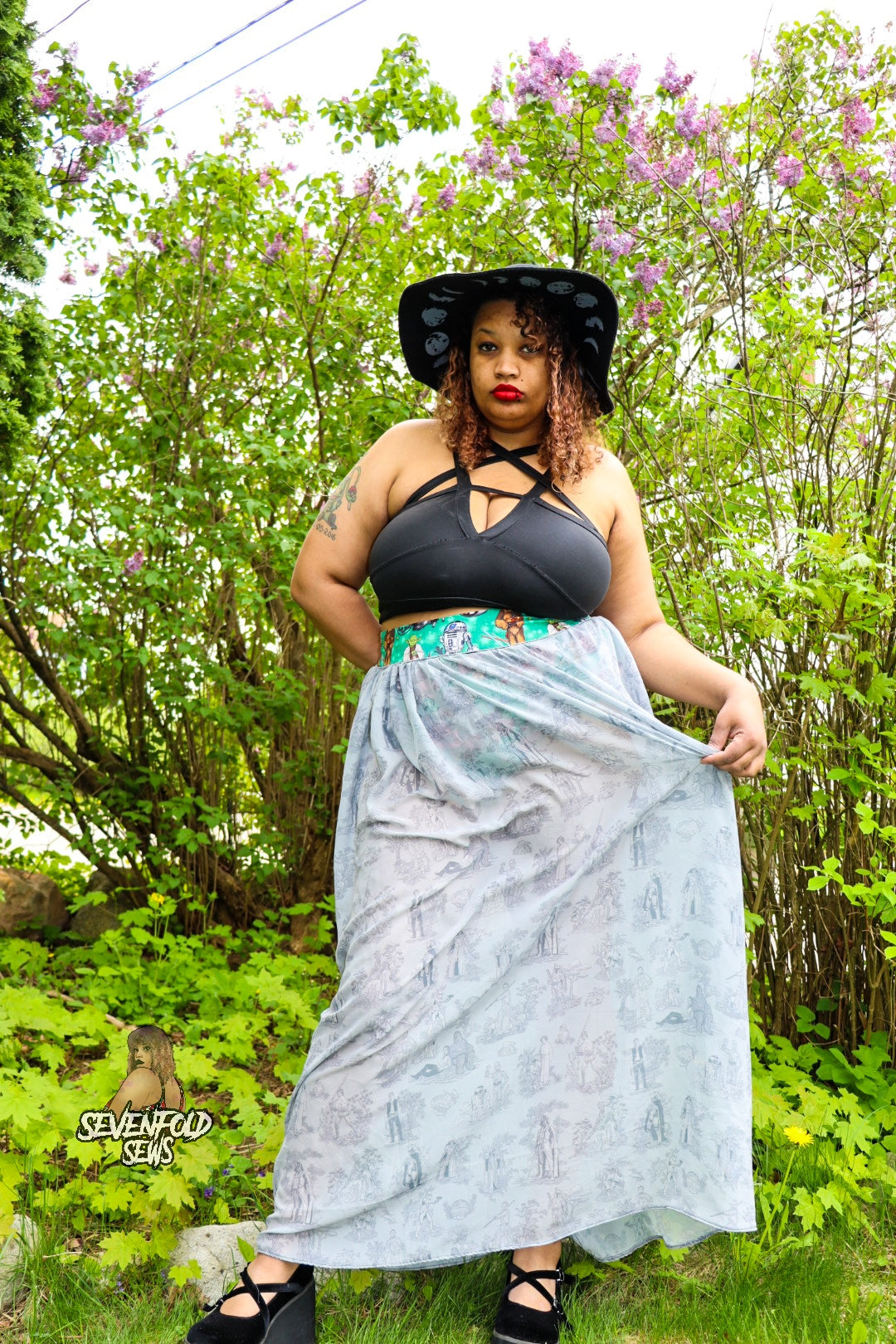 Peek A Booty Skirt Brief and Shorts- Digital PDF Sewing Pattern - Size 28" hip to 83" hip