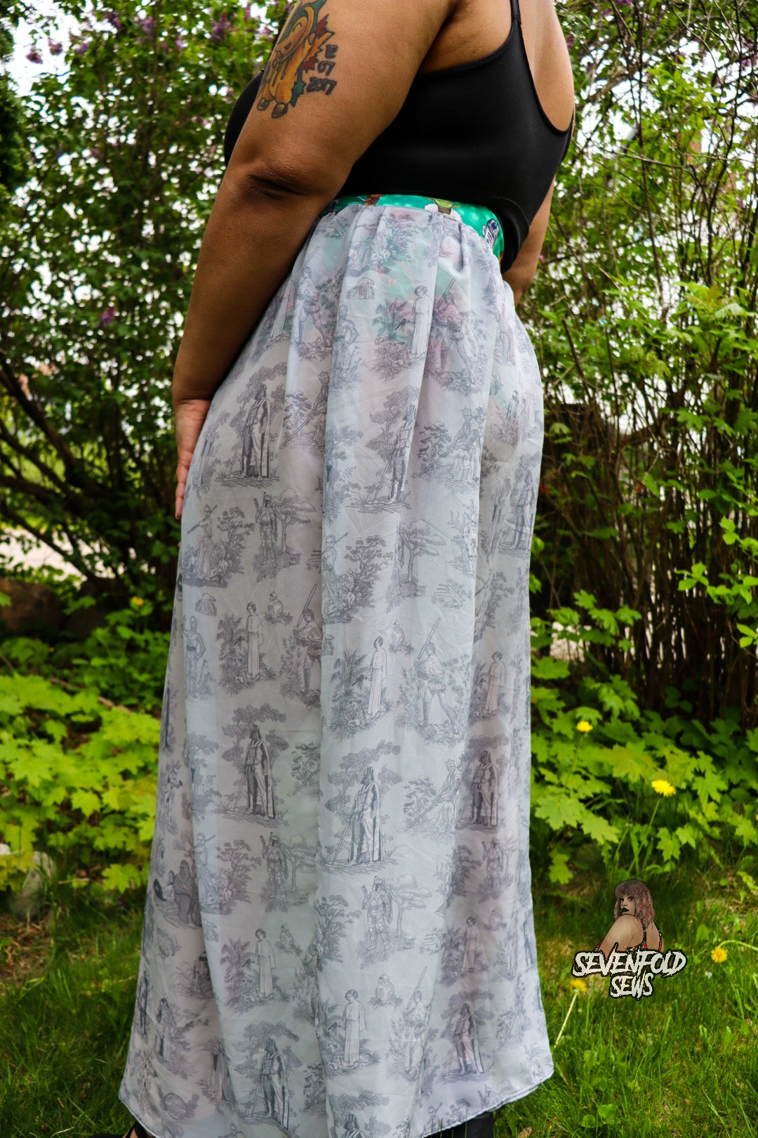 Peek A Booty Skirt Brief and Shorts- Digital PDF Sewing Pattern - Size 28" hip to 83" hip