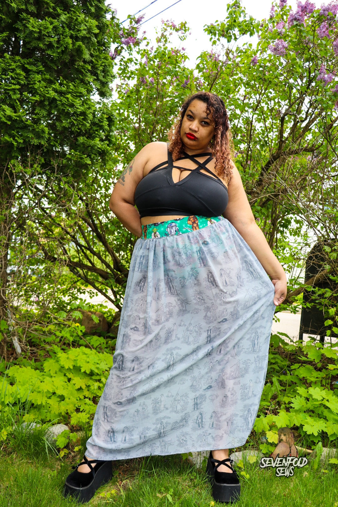 Peek A Booty Skirt Brief and Shorts- Digital PDF Sewing Pattern - Size 28" hip to 83" hip