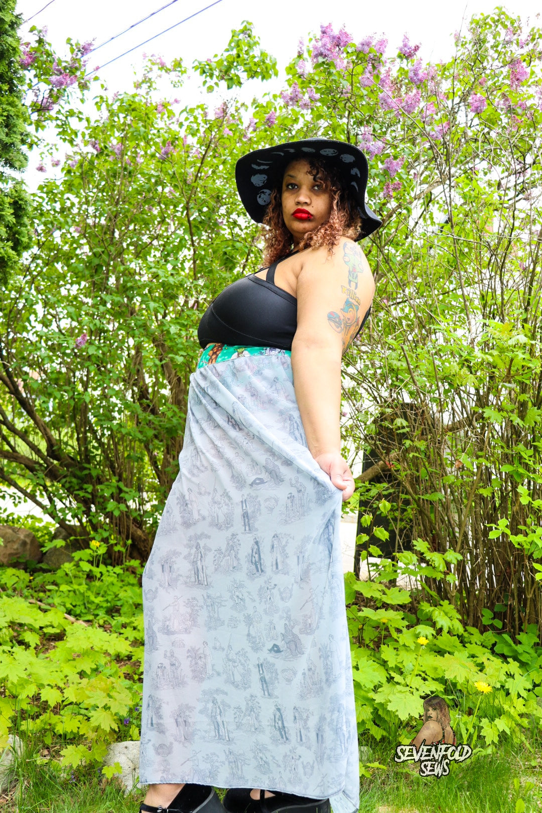 Peek A Booty Skirt Brief and Shorts- Digital PDF Sewing Pattern - Size 28" hip to 83" hip