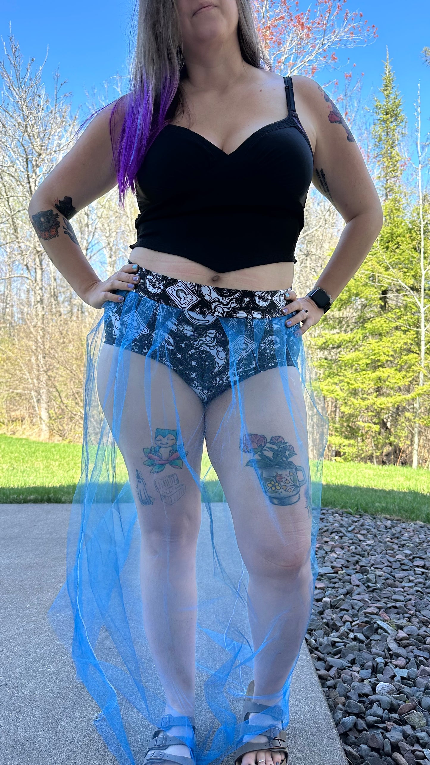 Peek A Booty Skirt Brief and Shorts- Digital PDF Sewing Pattern - Size 28" hip to 83" hip