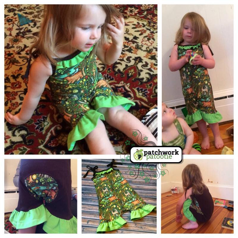 Eliana Romper Sewing Pattern (PDF)