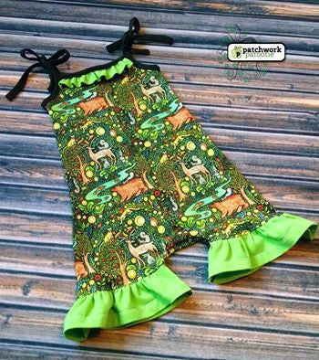 Eliana Romper Sewing Pattern (PDF)