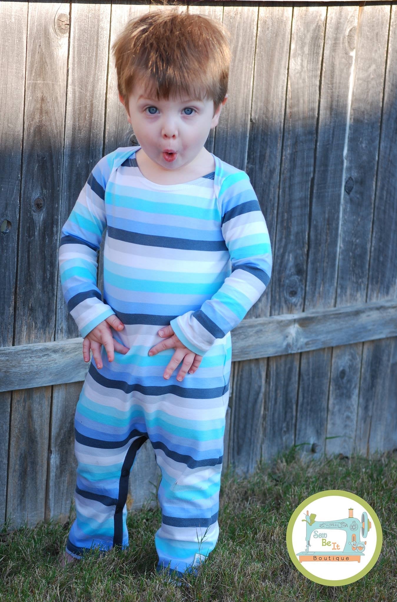 Pick-A-Pocket Romper PDF sewing pattern