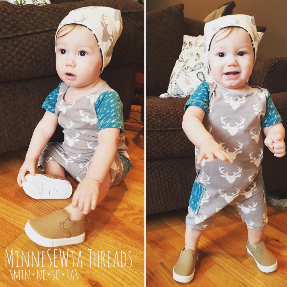 Pick-A-Pocket Romper PDF sewing pattern