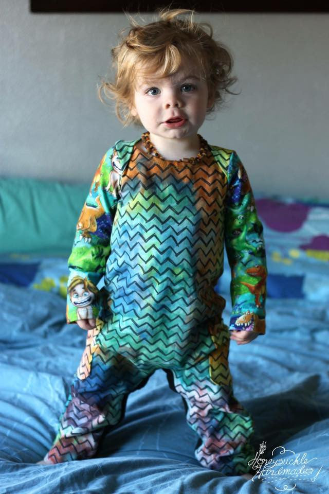 Pick-A-Pocket Romper PDF sewing pattern