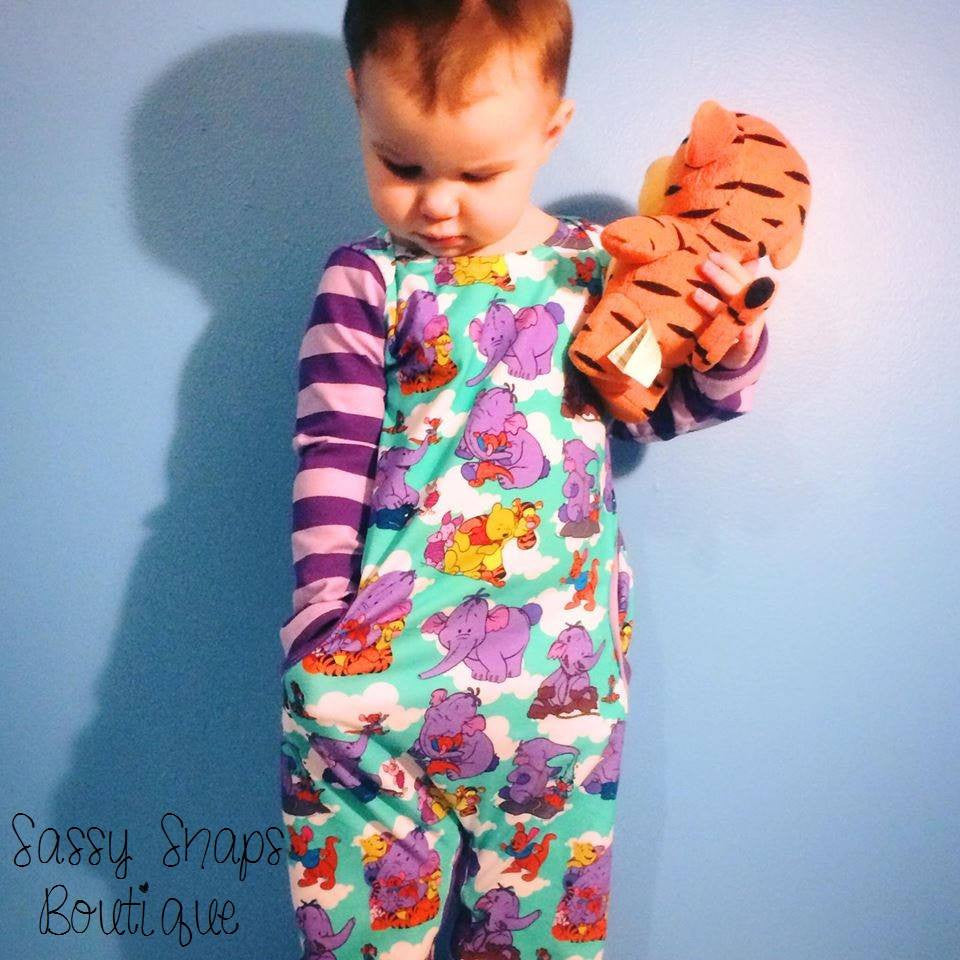 Pick-A-Pocket Romper PDF sewing pattern