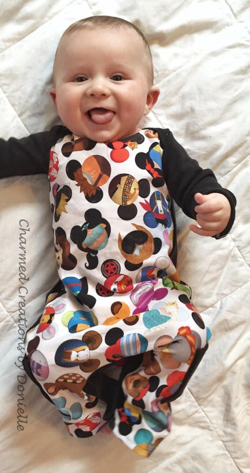 Pick-A-Pocket Romper PDF sewing pattern