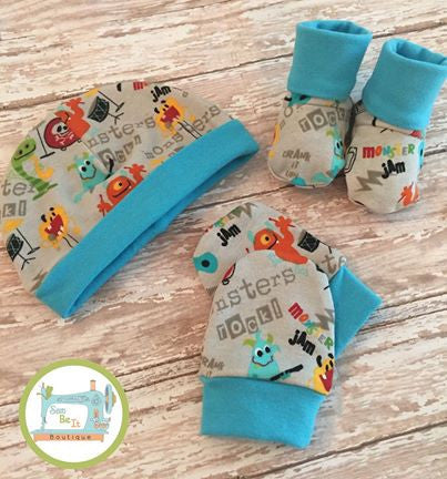 Baby Basics "Bringing Home Baby" Series PDF (Hat, Mittens, Booties)