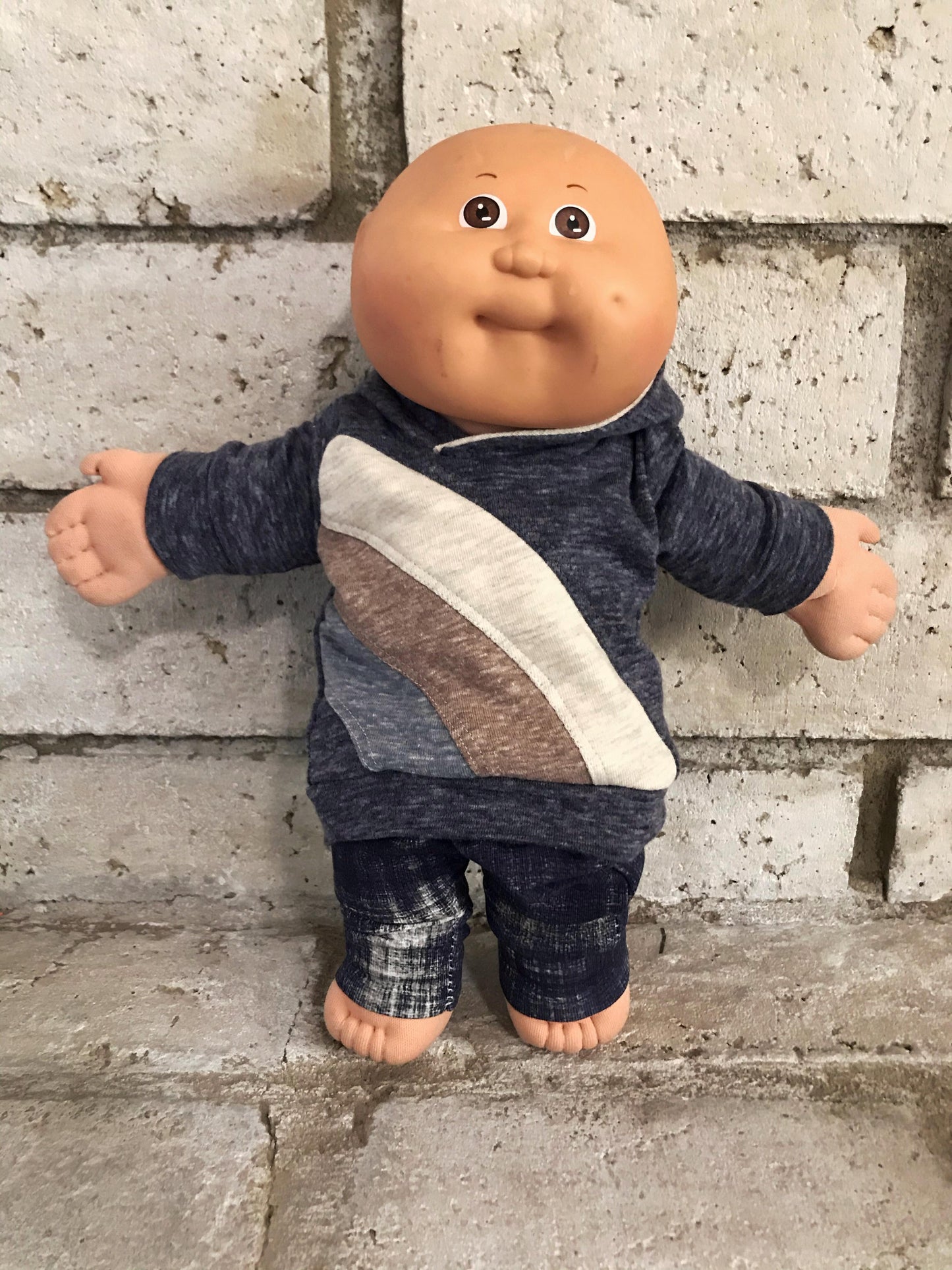 Rainbow Falls Hoodie & Dress for DOLLS -PDF SEWING PATTERN -Projector/A0 Friendly-