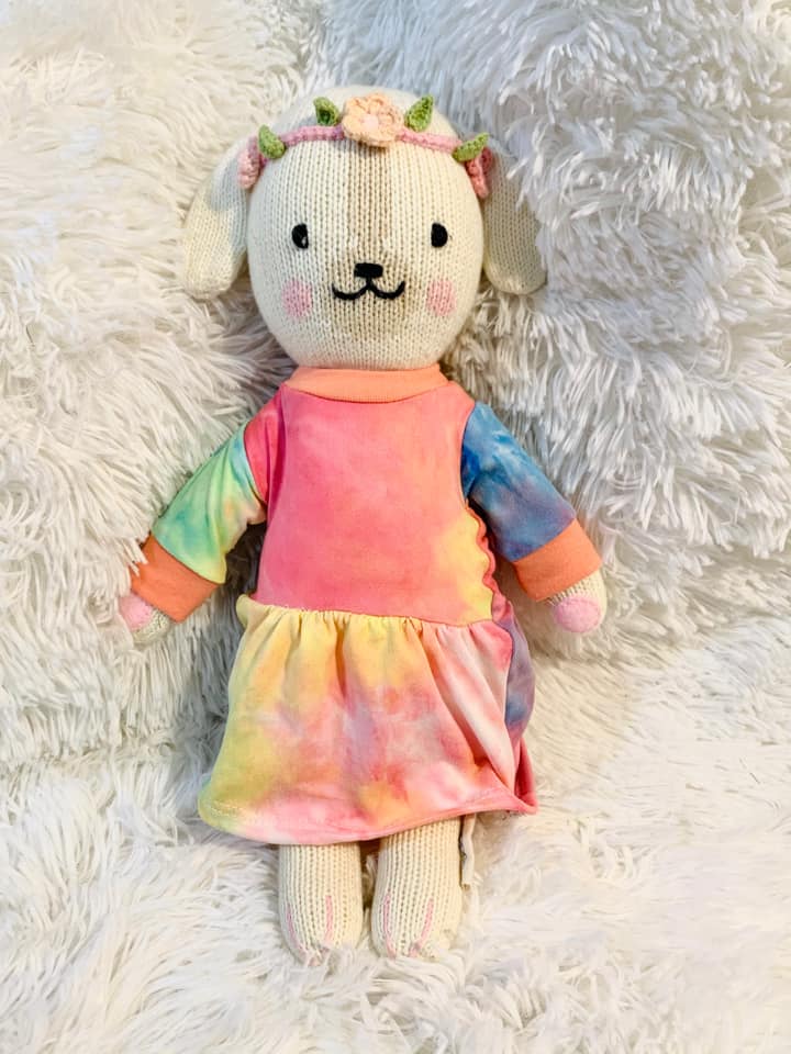 Rainbow Falls Hoodie & Dress for DOLLS -PDF SEWING PATTERN -Projector/A0 Friendly-