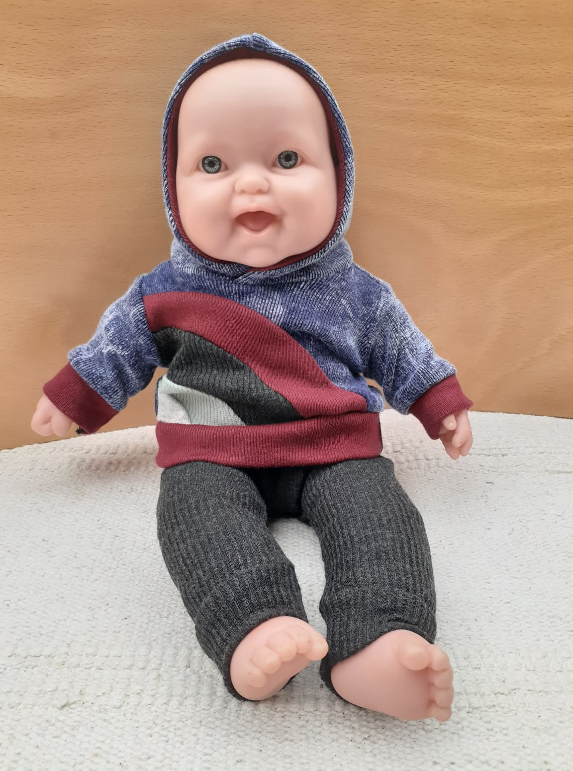 Rainbow Falls Hoodie & Dress for DOLLS -PDF SEWING PATTERN -Projector/A0 Friendly-
