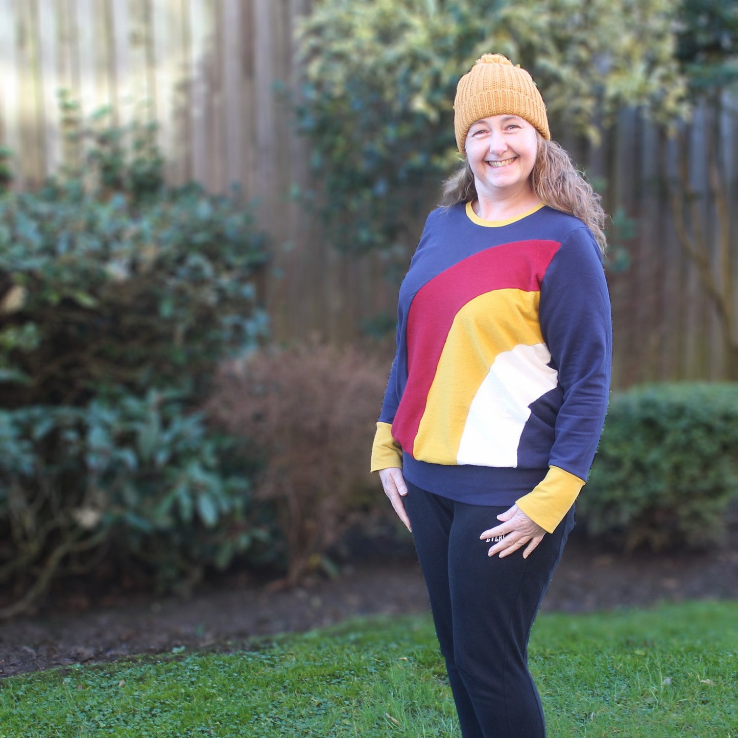 ADULT Rainbow Falls Hoodie PDF Pattern **Projector/A0/Copy Shop Friendly**