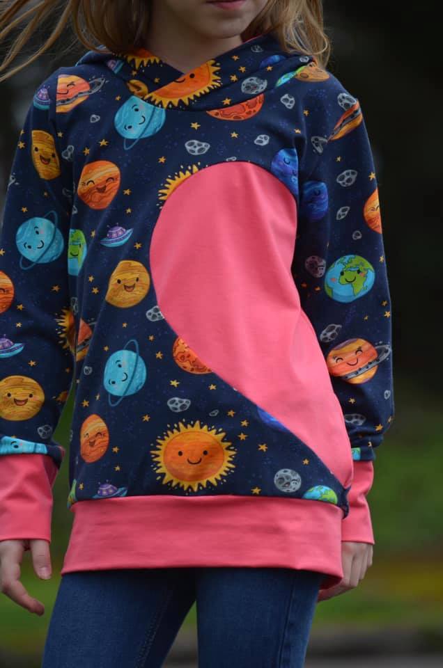 Heart On My Sleeve Hoodie PDF SEWING PATTERN *Projector/A0/Copy Shop Friendly**