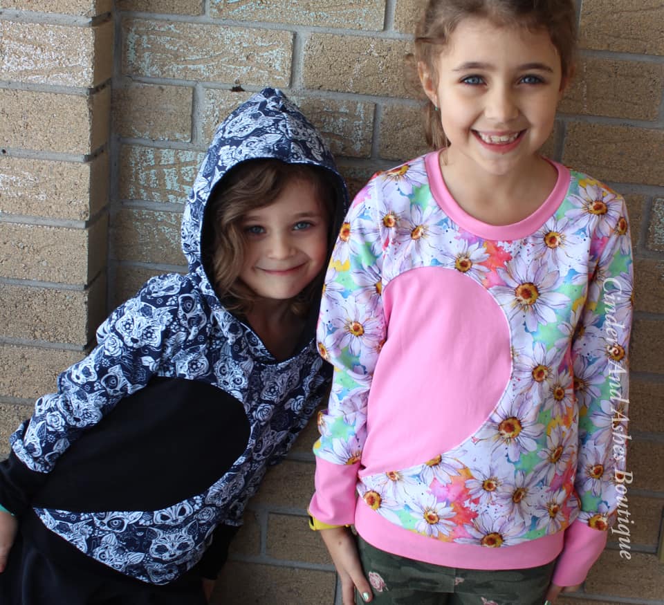 Heart On My Sleeve Hoodie PDF SEWING PATTERN *Projector/A0/Copy Shop Friendly**