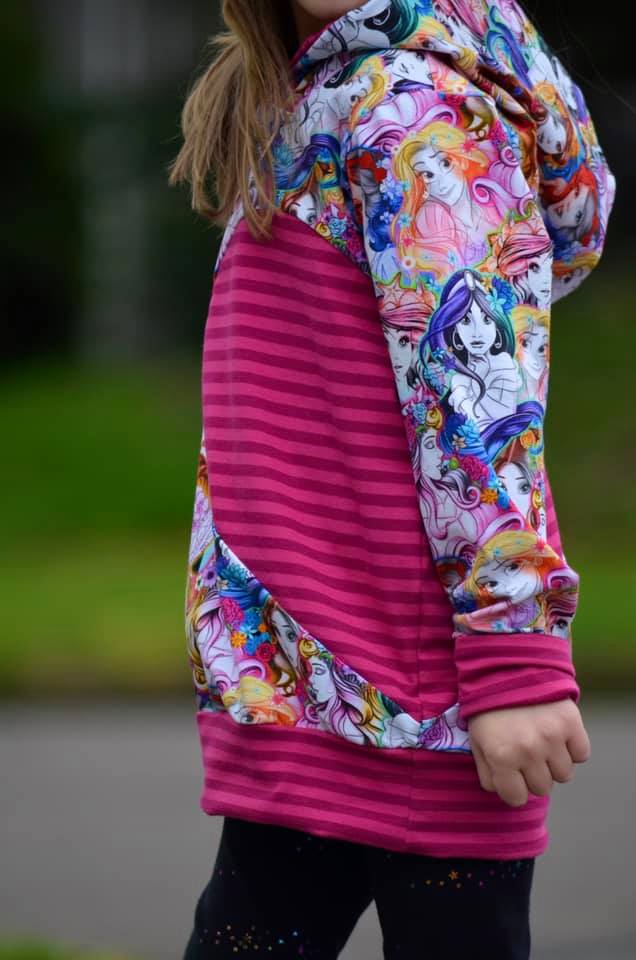 Heart On My Sleeve Hoodie PDF SEWING PATTERN *Projector/A0/Copy Shop Friendly**