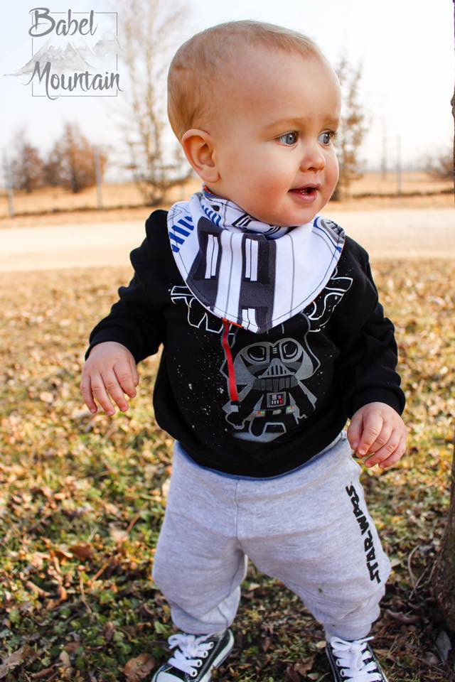 Dribble Lips Bandana Bib SEWING PDF Pattern