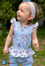 Rozzlyn Dress, Peplum Top, & Skirt SEWING PDF pattern **Projector/A0 Friendly**