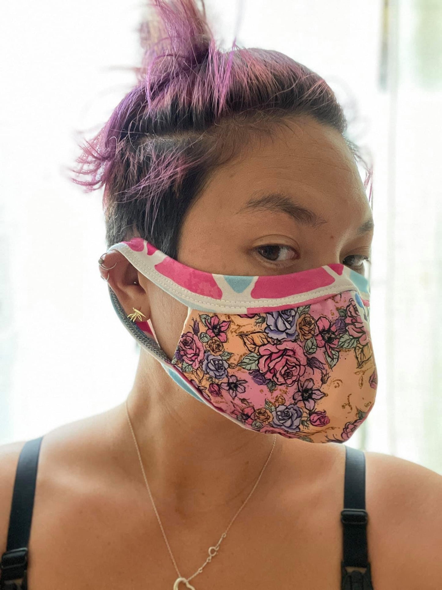 Mask Face Covering PDF Digital Pattern - 5 sizes child through adult