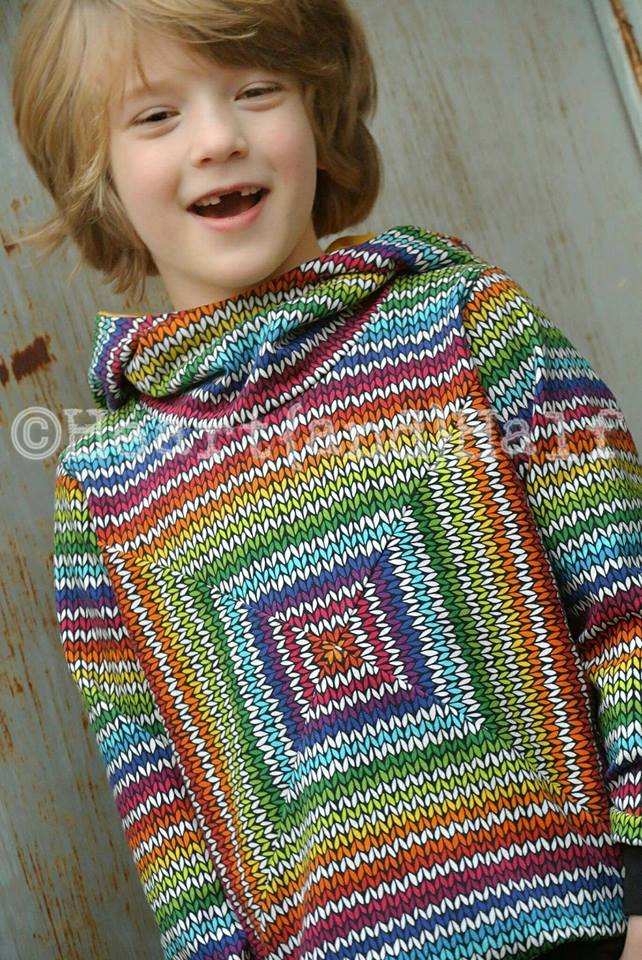 True North Hoodie -CHILDREN & DOLL SIZES - PDF SEWING PATTERN