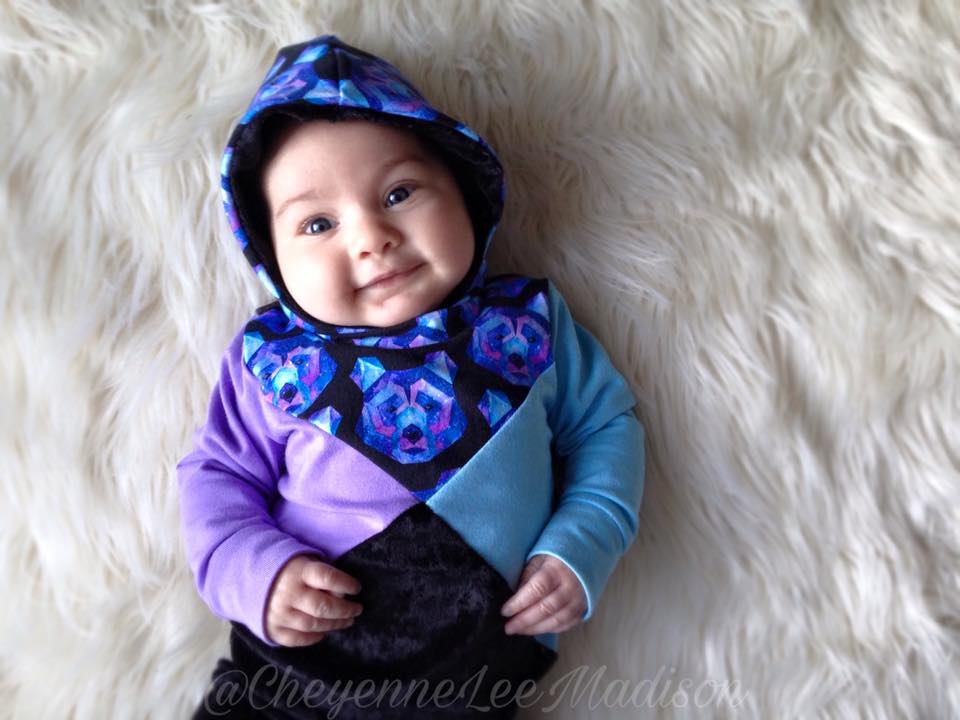 True North Hoodie -CHILDREN & DOLL SIZES - PDF SEWING PATTERN