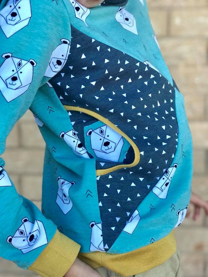 True North Hoodie -CHILDREN & DOLL SIZES - PDF SEWING PATTERN