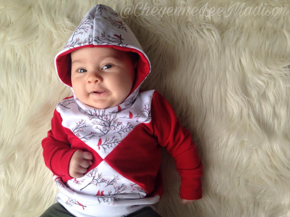 True North Hoodie -CHILDREN & DOLL SIZES - PDF SEWING PATTERN