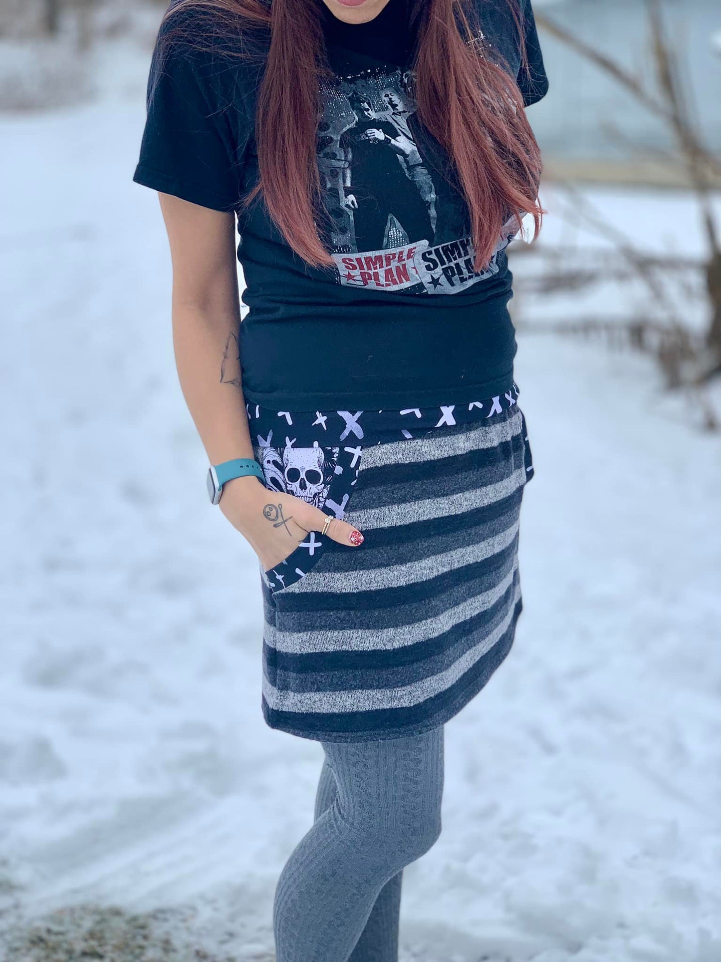 Adult Candy Pocket Skirt - Digital PDF Sewing Pattern - Size 28" hip to 83" hip