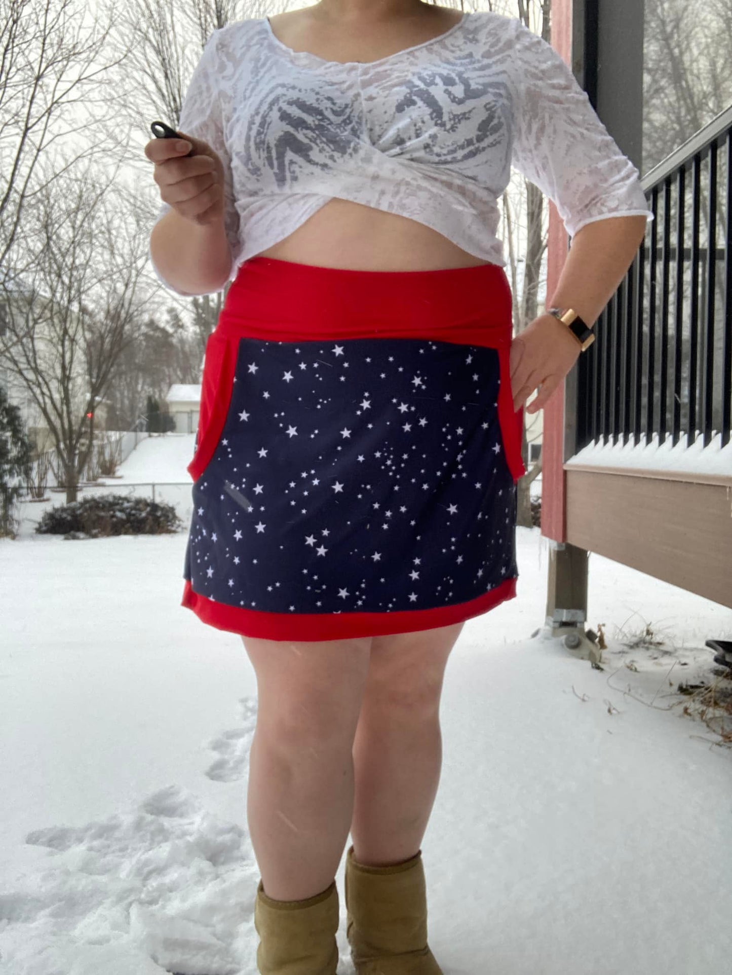 Adult Candy Pocket Skirt - Digital PDF Sewing Pattern - Size 28" hip to 83" hip