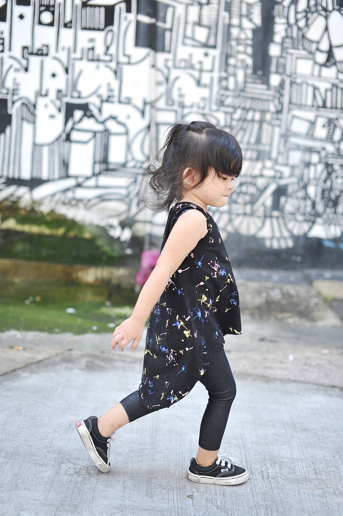 Girls Hilo Tunic Dress PDF Sewing pattern (A0 file included)