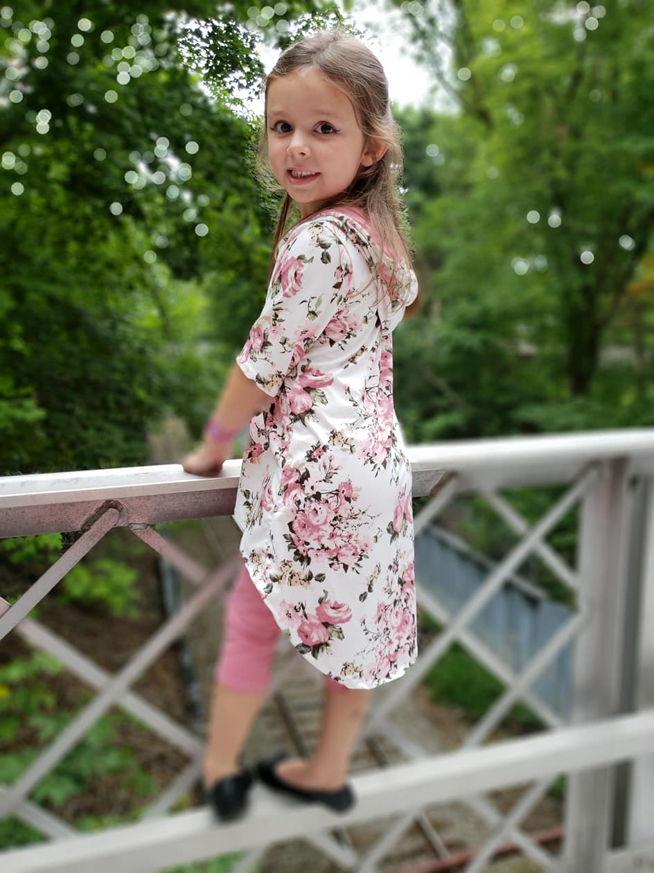 Girls Hilo Tunic Dress PDF Sewing pattern (A0 file included)