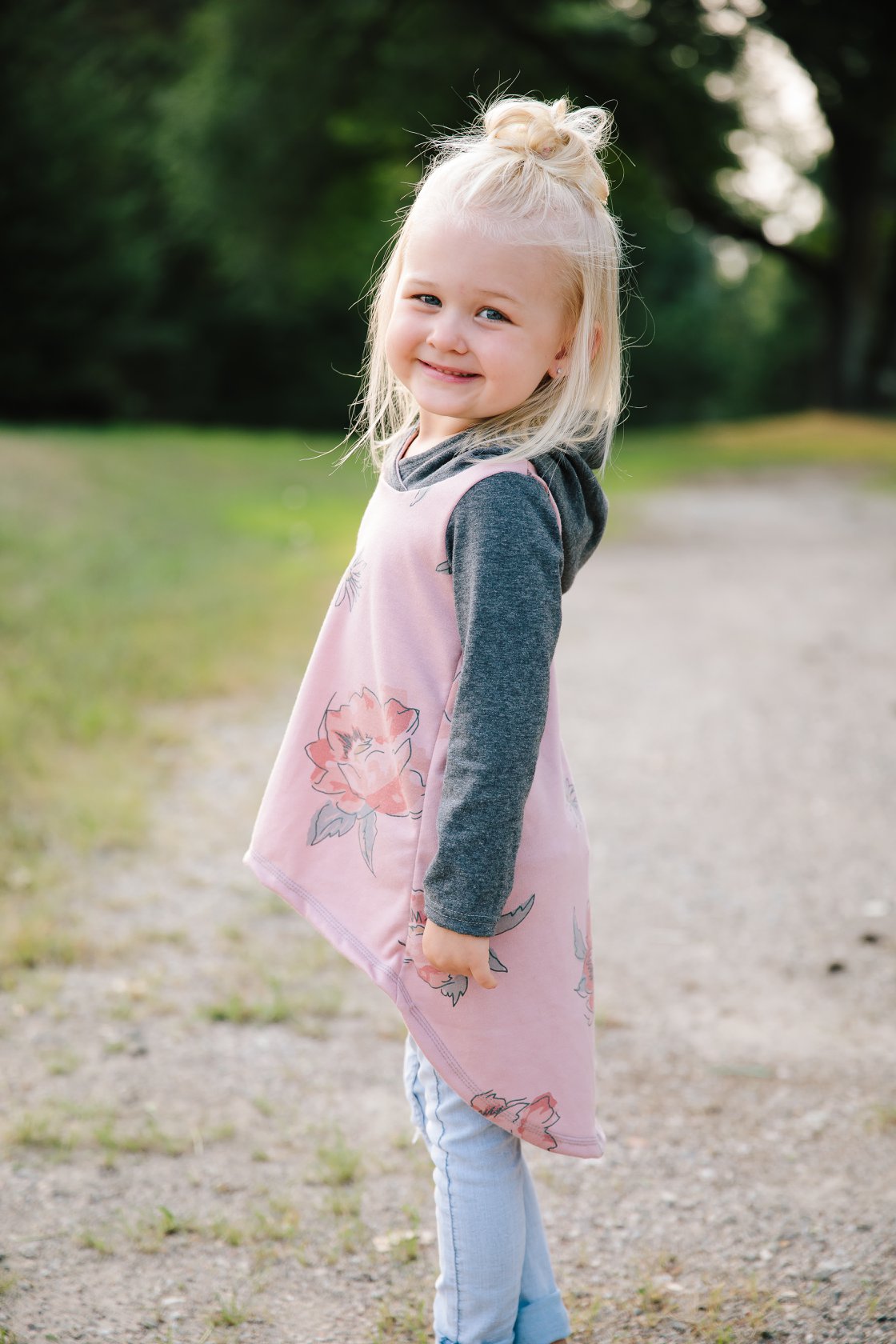 Girls Hilo Tunic Dress PDF Sewing pattern (A0 file included)