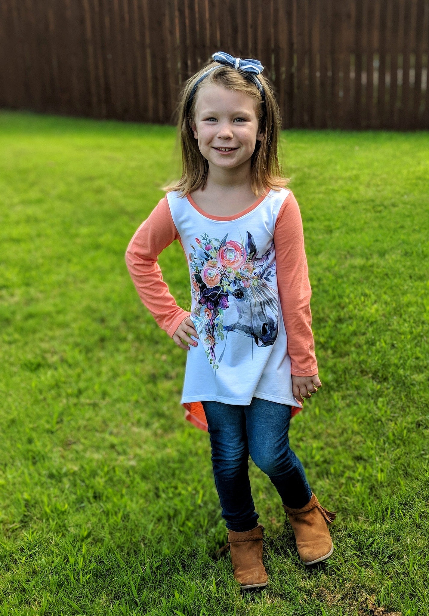 Girls Hilo Tunic Dress PDF Sewing pattern (A0 file included)
