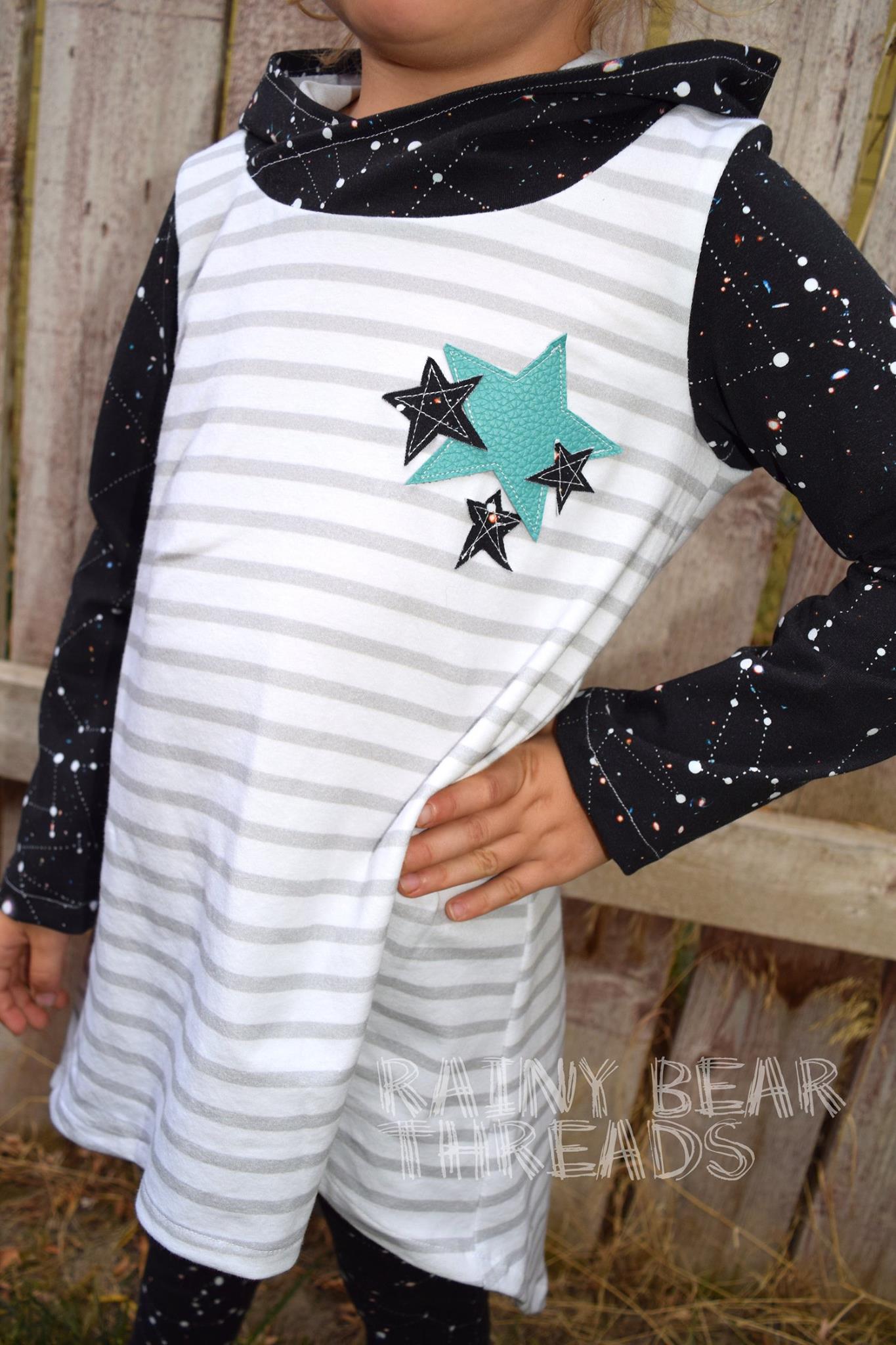 Girls Hilo Tunic Dress PDF Sewing pattern (A0 file included)
