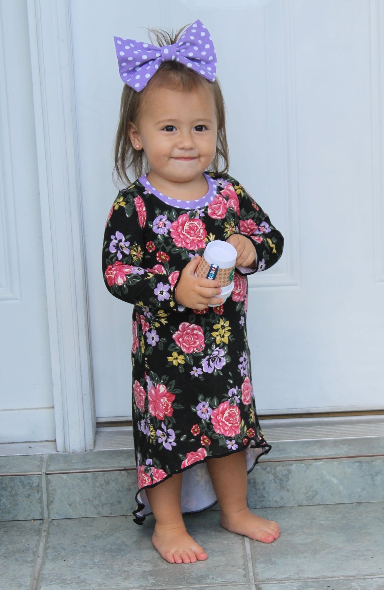 Girls Hilo Tunic Dress PDF Sewing pattern (A0 file included)