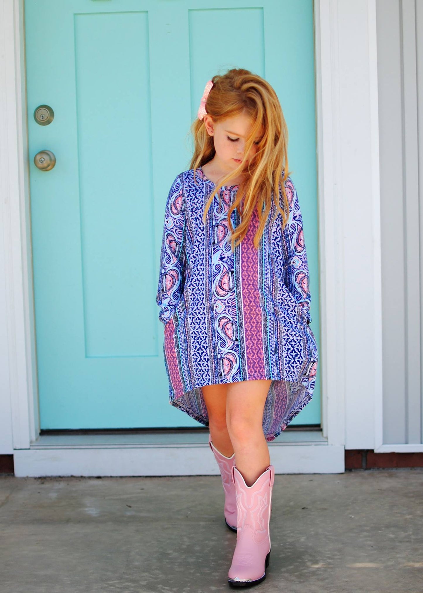 Girls Hilo Tunic Dress PDF Sewing pattern (A0 file included)