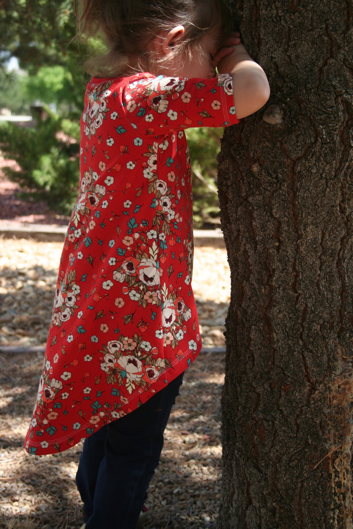 Girls Hilo Tunic Dress PDF Sewing pattern (A0 file included)