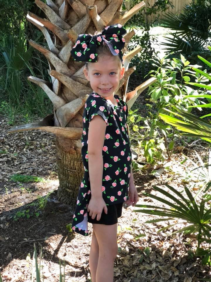 Girls Hilo Tunic Dress PDF Sewing pattern (A0 file included)