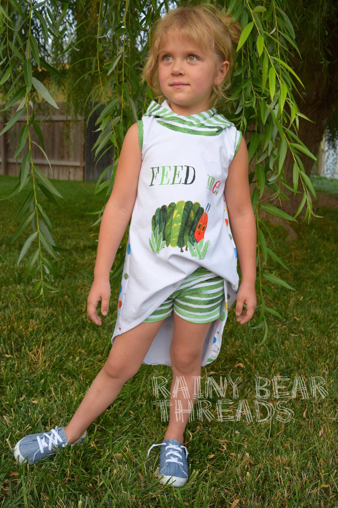 Girls Hilo Tunic Dress PDF Sewing pattern (A0 file included)