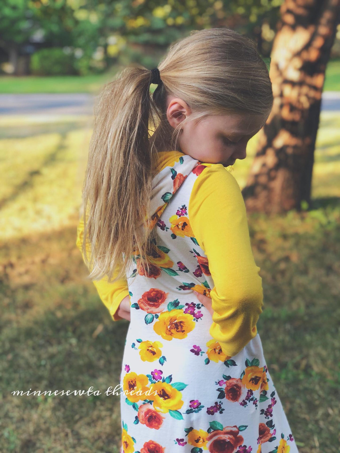 Girls Hilo Tunic Dress PDF Sewing pattern (A0 file included)
