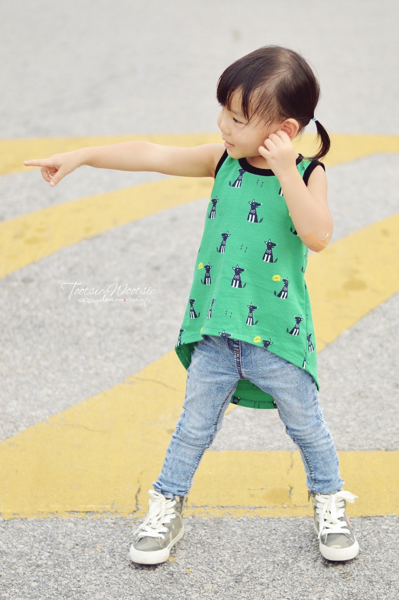Girls Hilo Tunic Dress PDF Sewing pattern (A0 file included)
